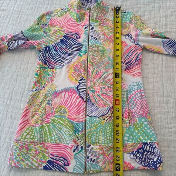 LILLY PULITZER Leona Jacket Size XS Colorful Preppy Spring Vacation Cotton - Picture 6 of 10